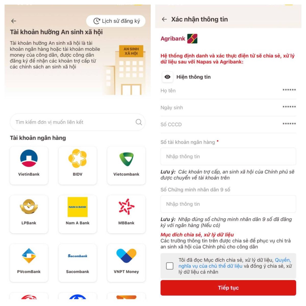 Hướng dẫn tích hợp tài khoản an sinh xã hội trên ứng dụng VNeID- Ảnh 6.