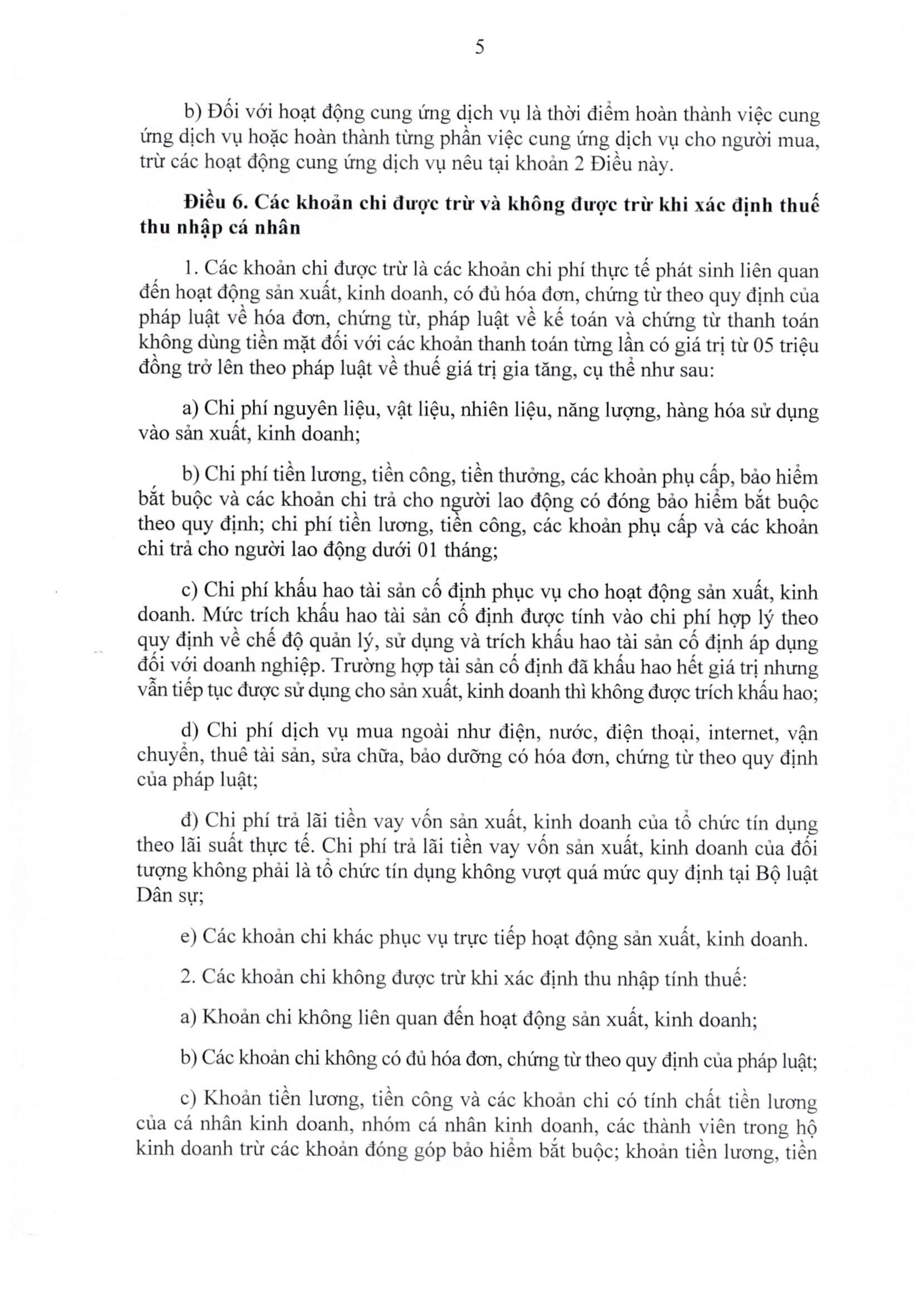 TOÀN VĂN: Nghị định 68/2026/NĐ-CP quy định chính sách thuế, quản lý thuế với hộ kinh doanh- Ảnh 5.