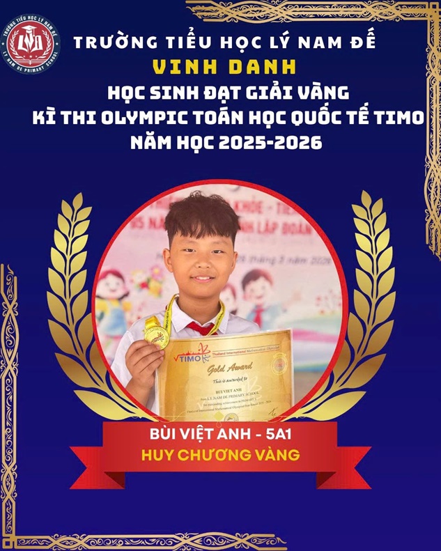 Lý Nam Đế tỏa sáng trên đấu trường trí tuệ quốc tế với 2 huy chương Vàng, 4 huy chương Đồng- Ảnh 2.