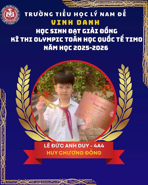 Lý Nam Đế tỏa sáng trên đấu trường trí tuệ quốc tế với 2 huy chương Vàng, 4 huy chương Đồng- Ảnh 3.