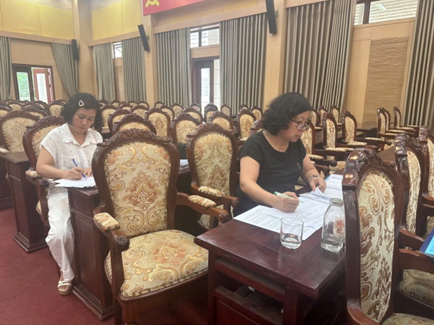 Xã Hoài Đức tổ chức chấm thi “Viết về gương điển hình Người tốt, việc tốt” năm 2026- Ảnh 3.