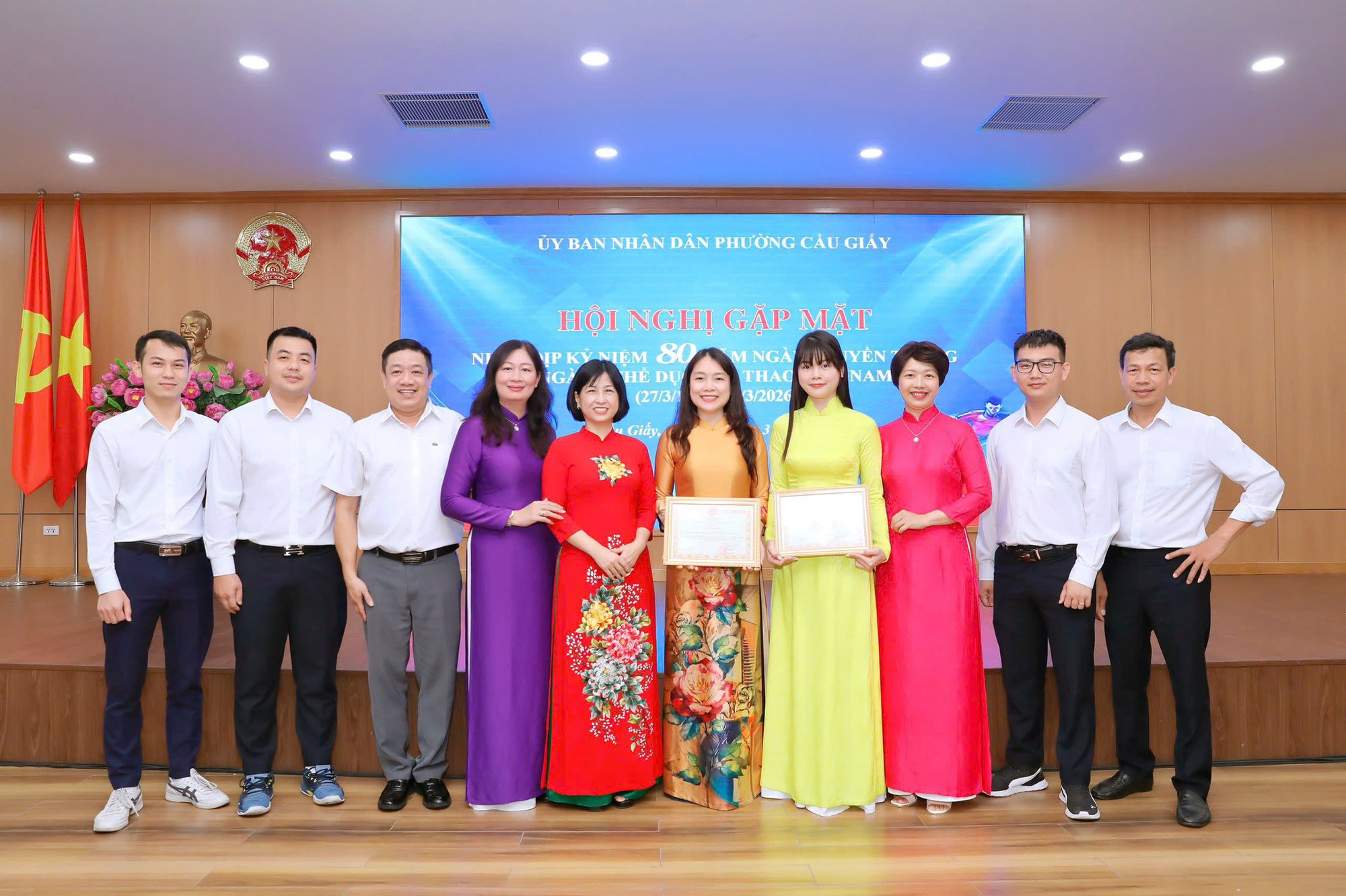 THCS DỊCH VỌNG HẬU NHẬN TIN VUI TỪ SÂN CHƠI THỂ THAO HỌC SINH PHỔ THÔNG- Ảnh 1.