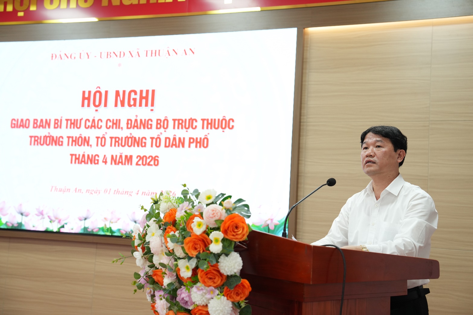 Xã Thuận An giao ban Bí thư các Chi, Đảng bộ trực thuộc, trưởng thôn, Tổ trưởng Tổ dân phố tháng 4 năm 2026- Ảnh 7.