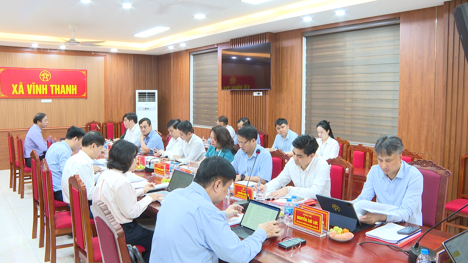 ĐOÀN KIỂM TRA SỐ 6 CỦA THÀNH ỦY HÀ NỘI LÀM VIỆC VỚI ĐẢNG ỦY XÃ VĨNH THANH- Ảnh 3.