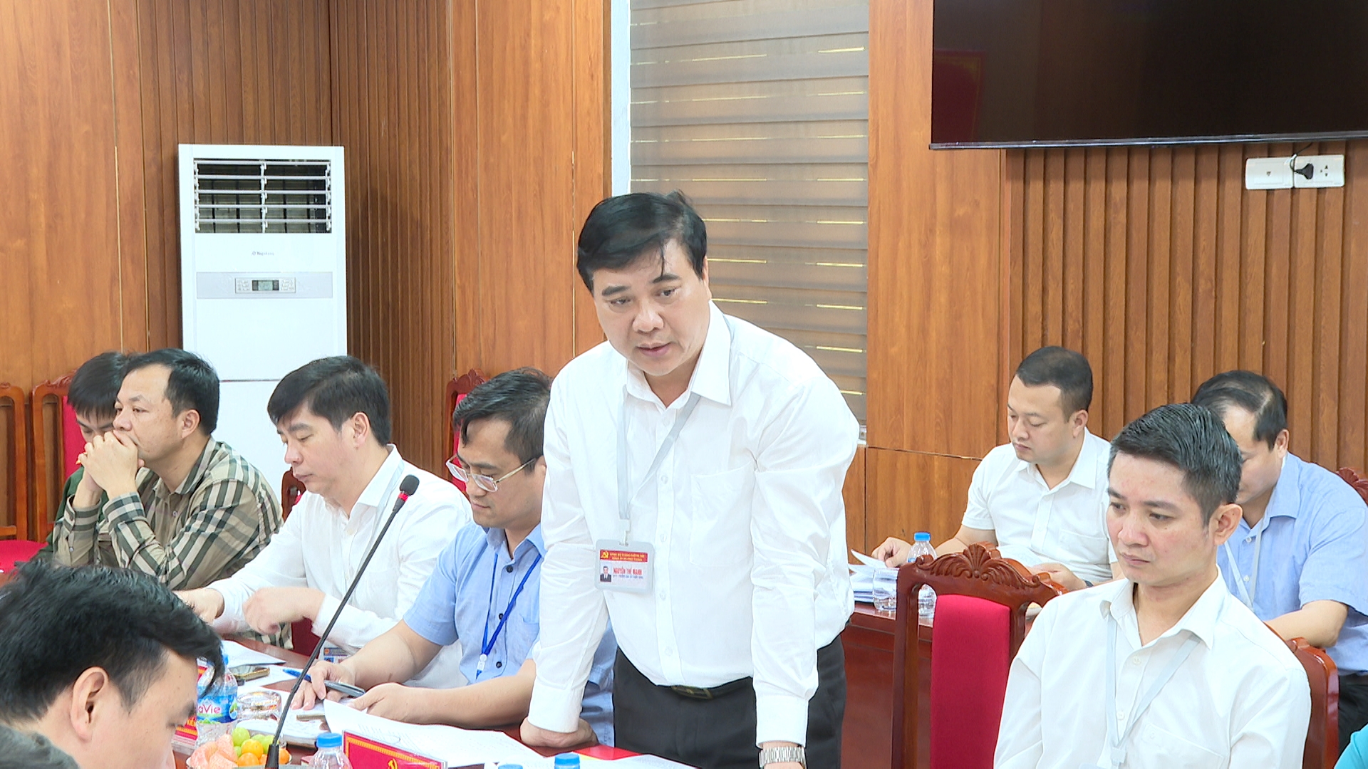 ĐOÀN KIỂM TRA SỐ 6 CỦA THÀNH ỦY HÀ NỘI LÀM VIỆC VỚI ĐẢNG ỦY XÃ VĨNH THANH- Ảnh 6.