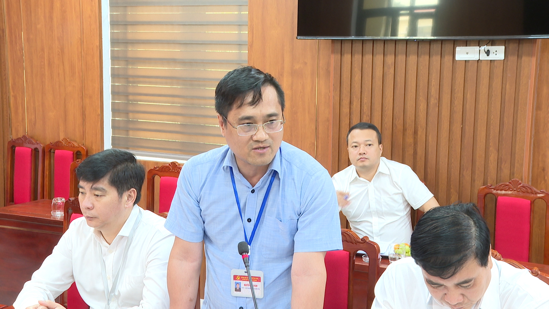 ĐOÀN KIỂM TRA SỐ 6 CỦA THÀNH ỦY HÀ NỘI LÀM VIỆC VỚI ĐẢNG ỦY XÃ VĨNH THANH- Ảnh 7.