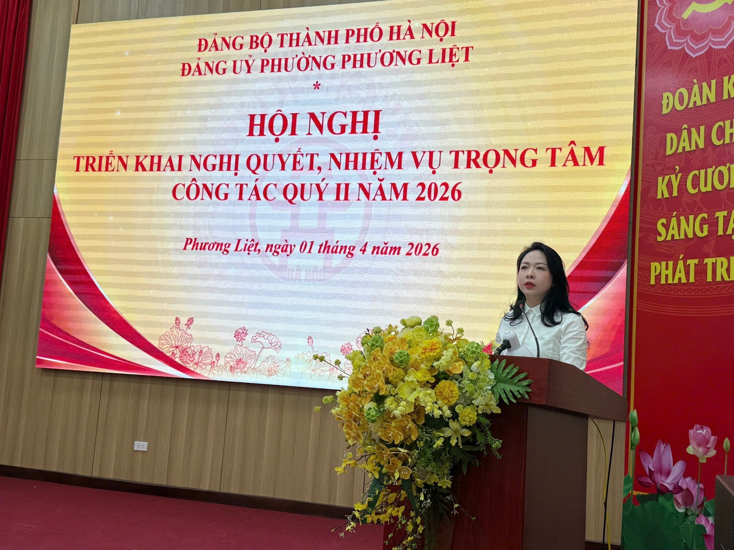 Đảng ủy phường Phương Liệt tổ chức Hội nghị quán triệt nghị quyết và nhiệm vụ trọng tâm quý II/2026- Ảnh 2.