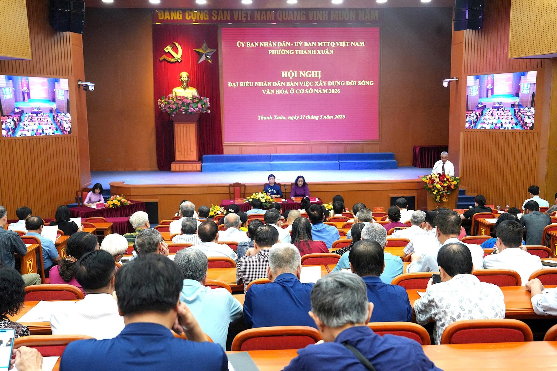 Thanh Xuân: Phát huy dân chủ, nâng cao chất lượng đời sống văn hóa ở cơ sở- Ảnh 1.