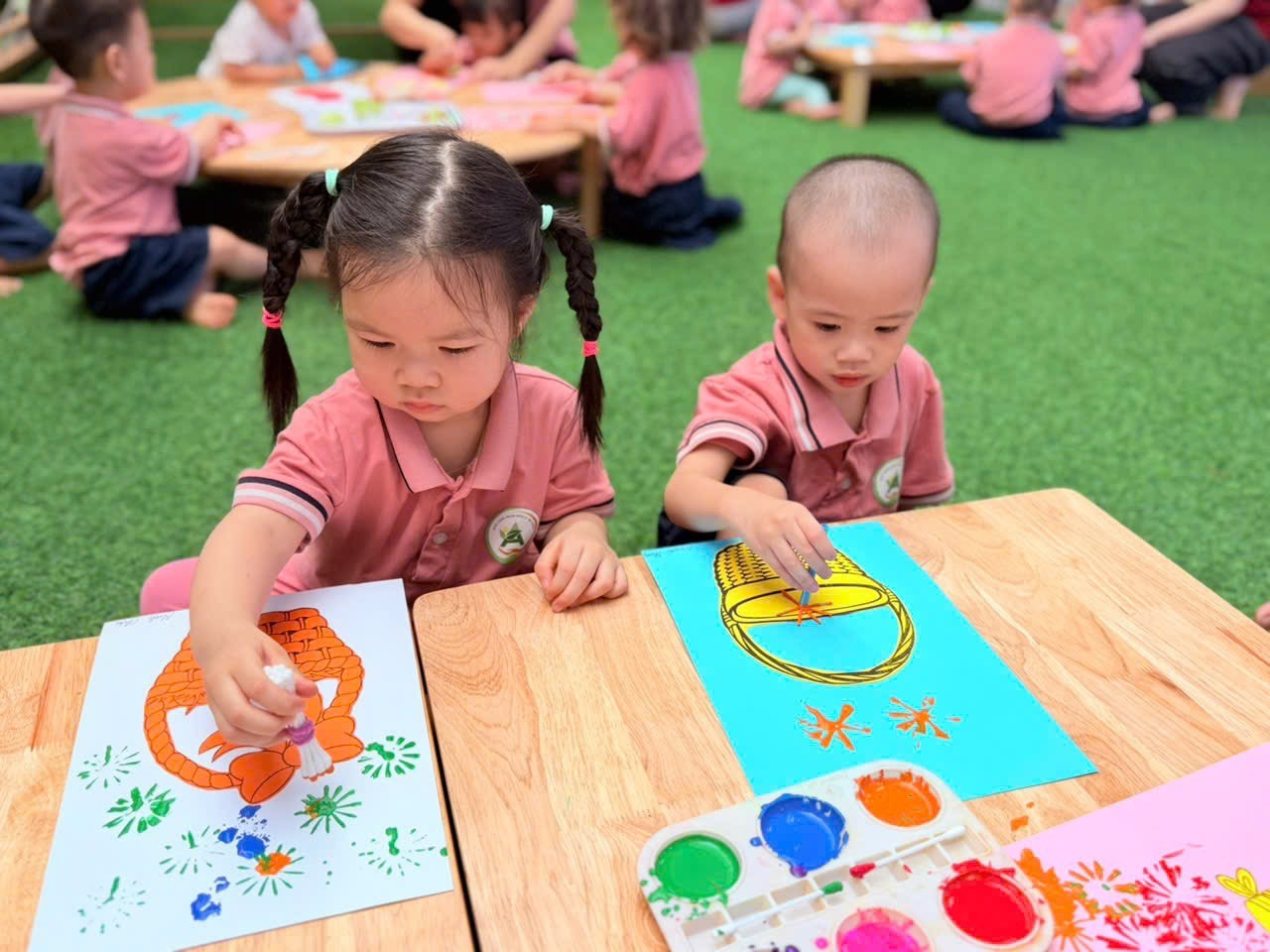 “Ngày hội Sắc màu" bùng nổ sáng tạo tại trường Mầm non A- Ảnh 12.