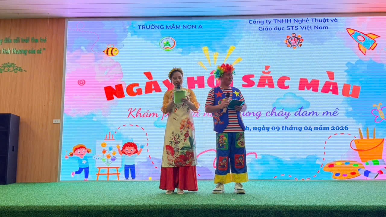 “Ngày hội Sắc màu" bùng nổ sáng tạo tại trường Mầm non A- Ảnh 3.