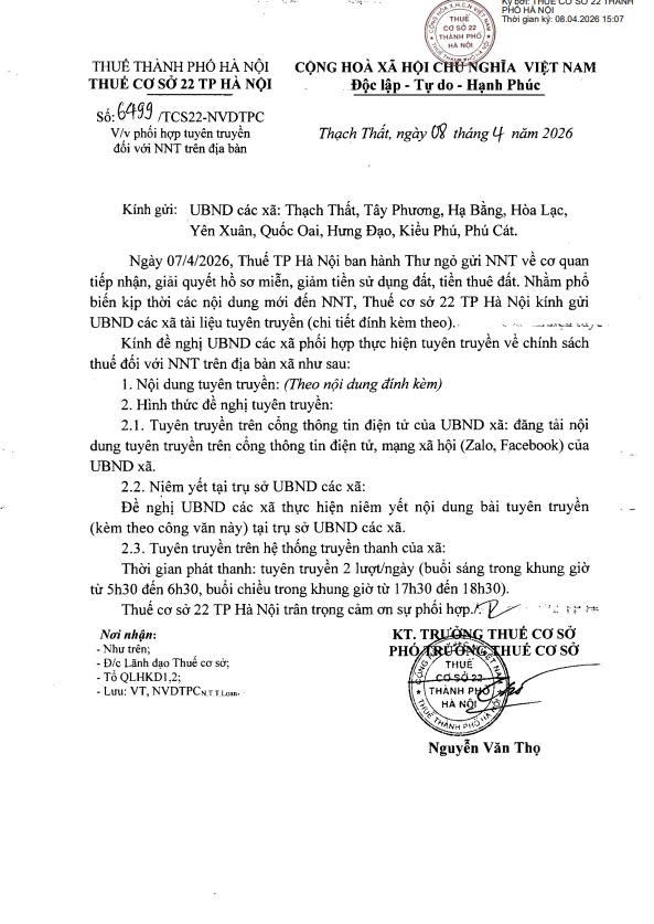 THƯ NGỎ GỬI NGƯỜI NỘP THUẾ- Ảnh 1.