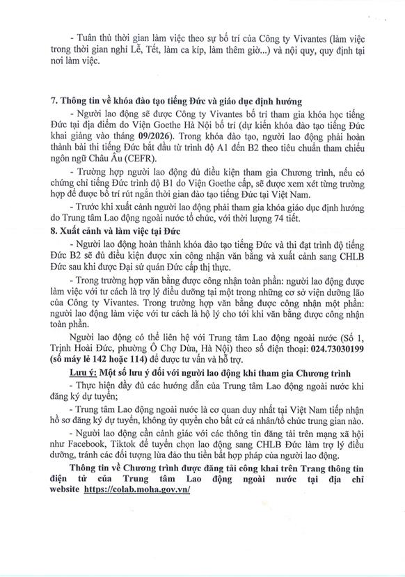 Thông báo tuyển chọn người lao động tham gia Chương trình trợ lý điều dưỡng tại CHLB Đức năm 2026- Ảnh 5.