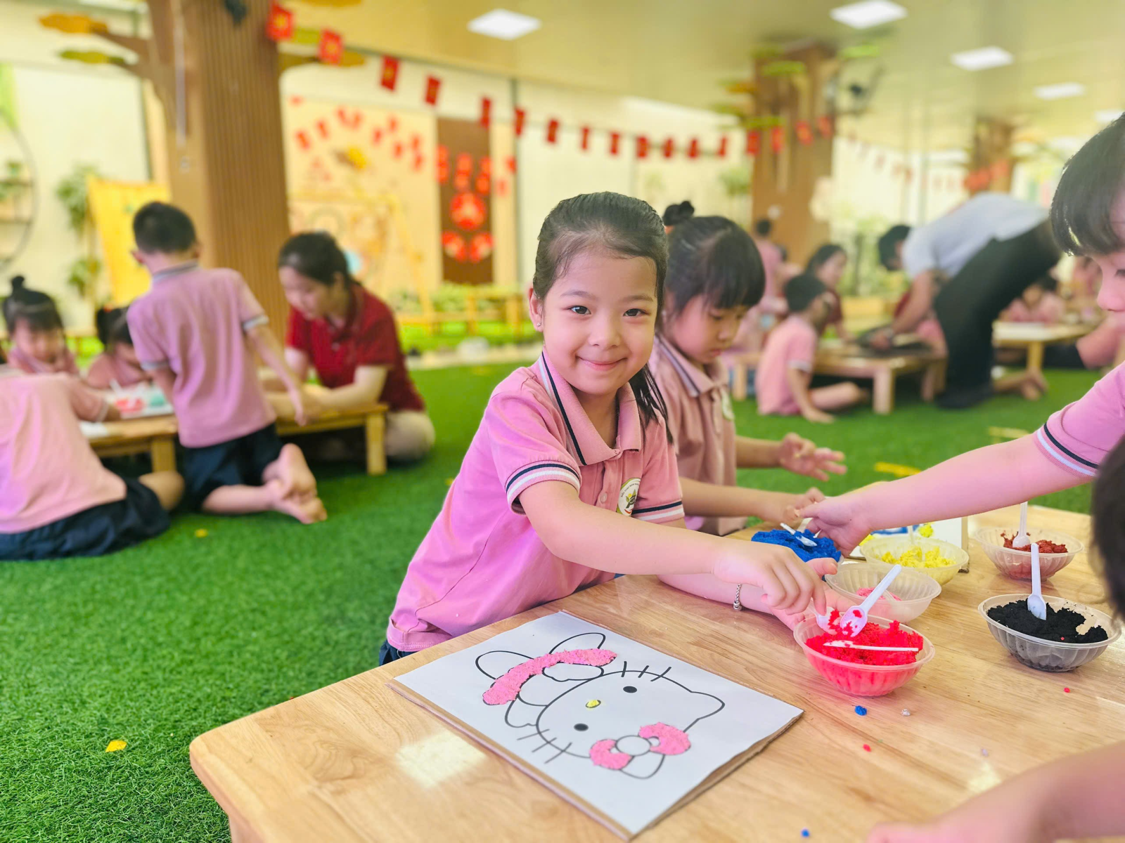 “Ngày hội Sắc màu" bùng nổ sáng tạo tại trường Mầm non A- Ảnh 6.