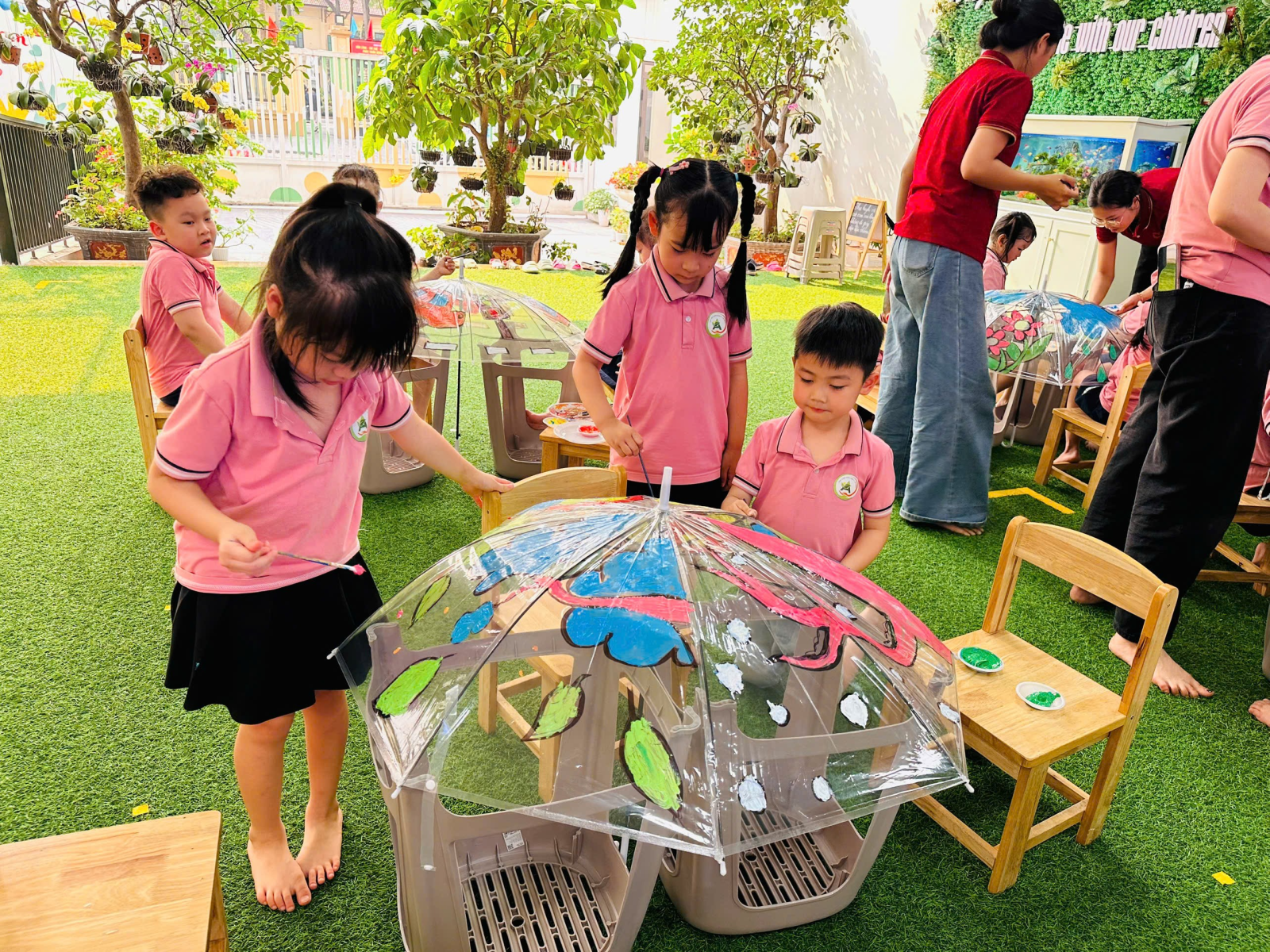 “Ngày hội Sắc màu" bùng nổ sáng tạo tại trường Mầm non A- Ảnh 7.