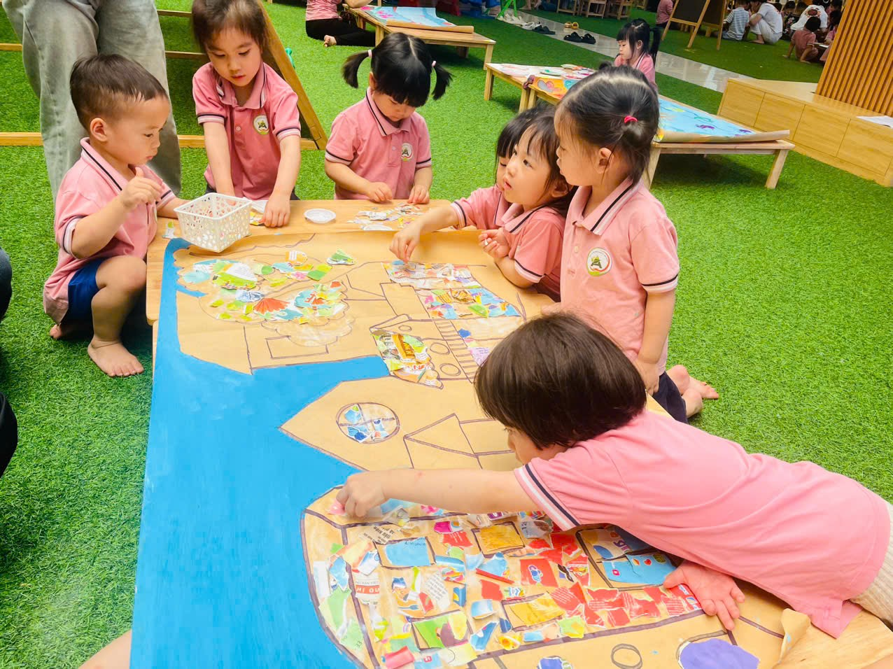 “Ngày hội Sắc màu" bùng nổ sáng tạo tại trường Mầm non A- Ảnh 8.