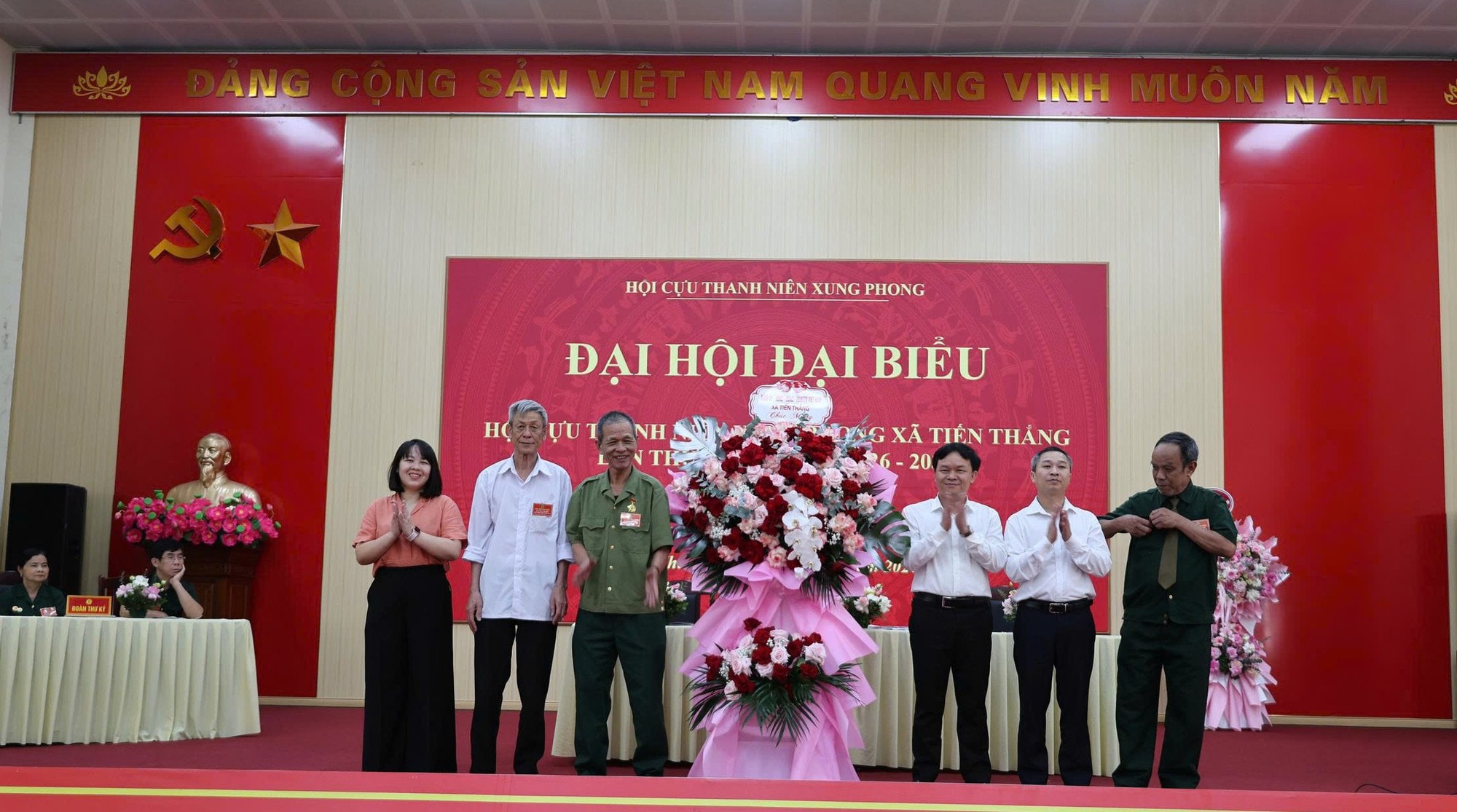 80 đại biểu tham dự Đại hội Cựu thanh niên xung phong xã Tiến Thắng- Ảnh 1.