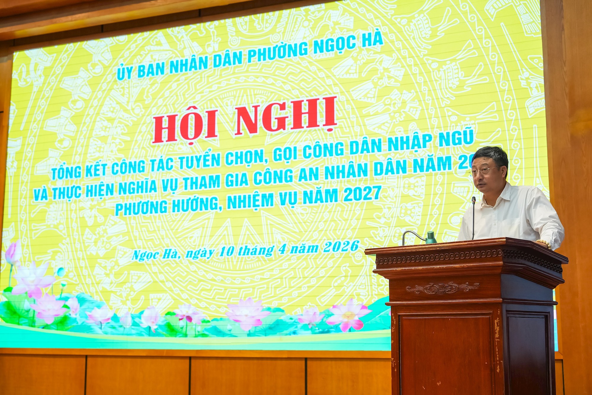 Phường Ngọc Hà tổng kết công tác tuyển, gọi công dân nhập ngũ năm 2026- Ảnh 3.