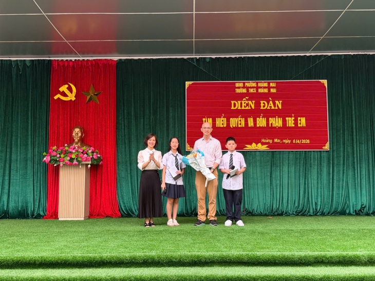 Có thể là hình ảnh về văn bản cho biết 'UGND HƯƠNG HOANG -- MAI TRƯONG THICS HDANG MAI DIỀN DIỄNĐÀN ĐÀN iy HIẾU QUYÊN PHÂN TRE EM Hoàng Hoàng-Mar,ngày-614/2026 Mat Mai, лAy 614/2026'