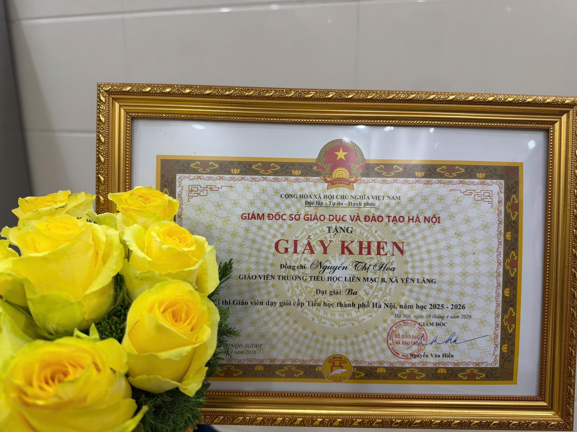 GIÁO DỤC XÃ YÊN LÃNG GẶT HÁI QUẢ NGỌT TẠI HỘI THI GIÁO VIÊN DẠY GIỎI CẤP THÀNH PHỐ NĂM 2026- Ảnh 2.