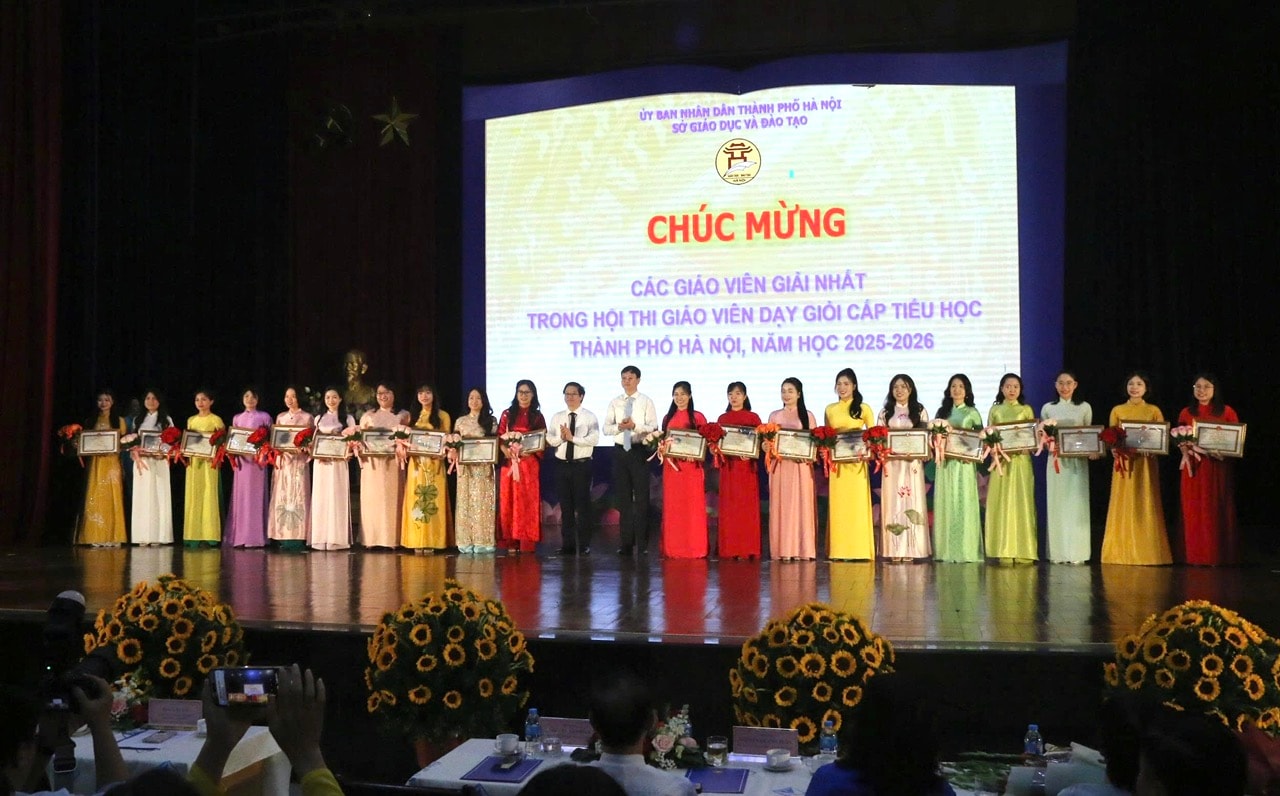 Hoài Đức ghi dấu ấn tại Hội thi giáo viên dạy giỏi cấp Tiểu học thành phố năm học 2025 - 2026- Ảnh 1.