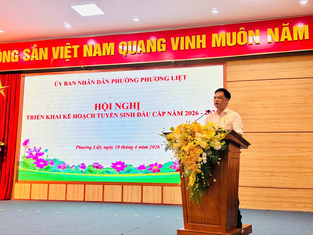 PHƯƠNG LIỆT TRIỂN KHAI KẾ HOẠCH TUYỂN SINH ĐẦU CẤP NĂM HỌC 2026-2027: ĐỘT PHÁ CÔNG NGHỆ VÀ MINH BẠCH THÔNG TIN- Ảnh 2.