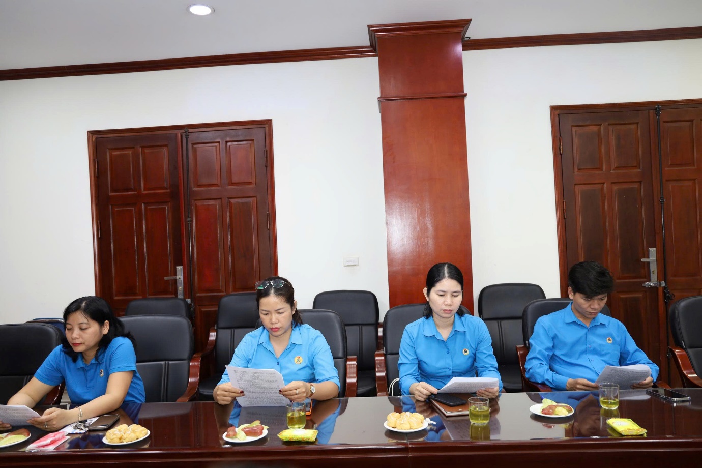 Công đoàn phường Yên Sở sơ kết hoạt động công đoàn quý I, triển khai nhiệm vụ trọng tâm quý II năm 2026- Ảnh 2.