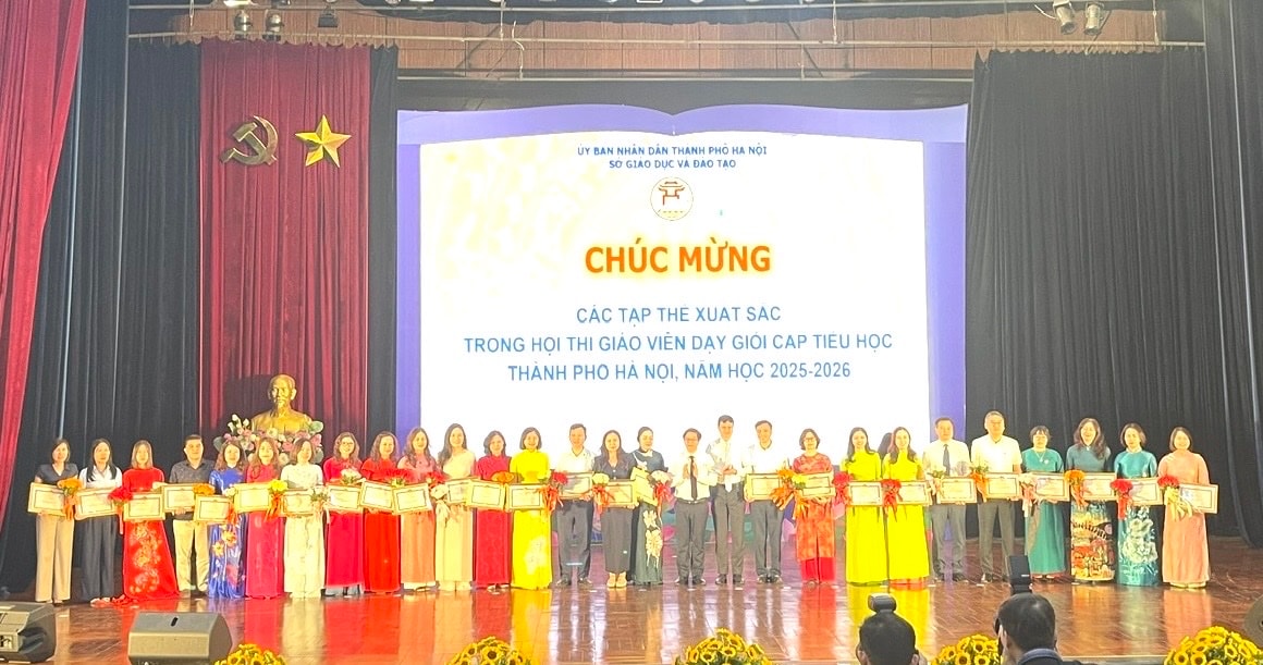 Giáo dục phường Kim Liên gặt “quả ngọt” từ Hội thi giáo viên dạy giỏi- Ảnh 1.