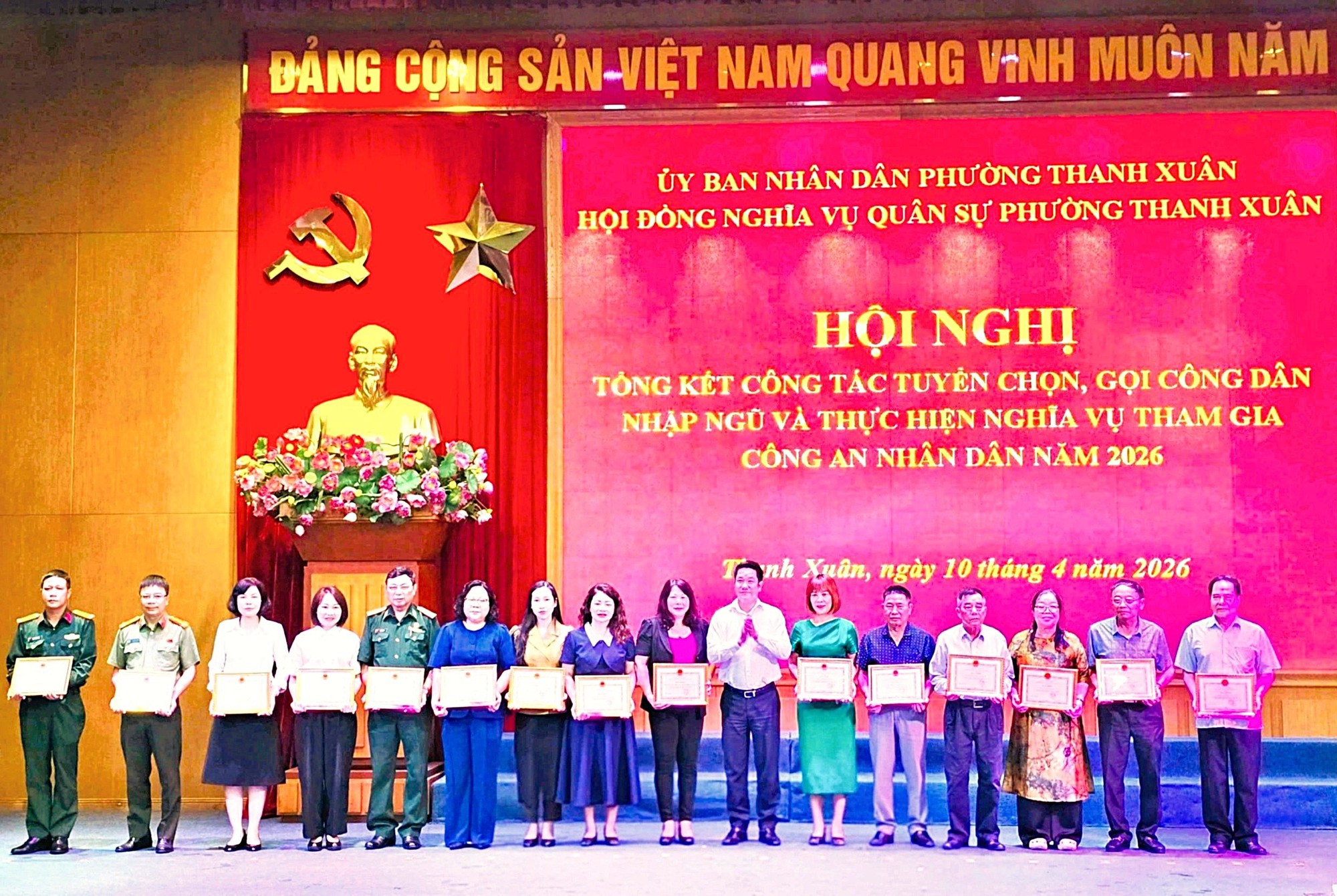 Phường Thanh Xuân thực hiện tốt công tác tuyển chọn gọi công dân nhập ngũ- Ảnh 2.