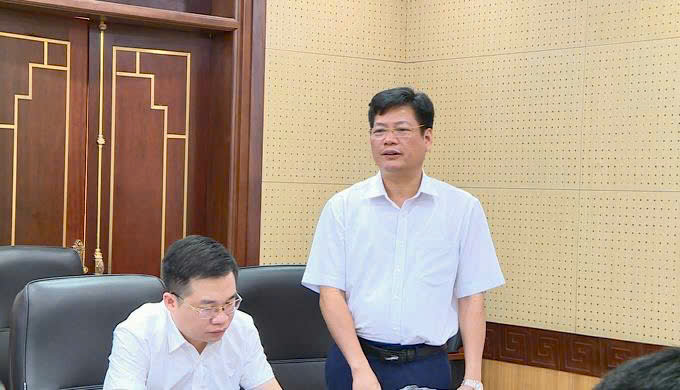 UBND xã Phúc Thọ làm việc với các hộ vi phạm trên đất nông nghiệp và hành lang giao thông thuộc Tỉnh lộ 418 và Quốc lộ 32- Ảnh 3.