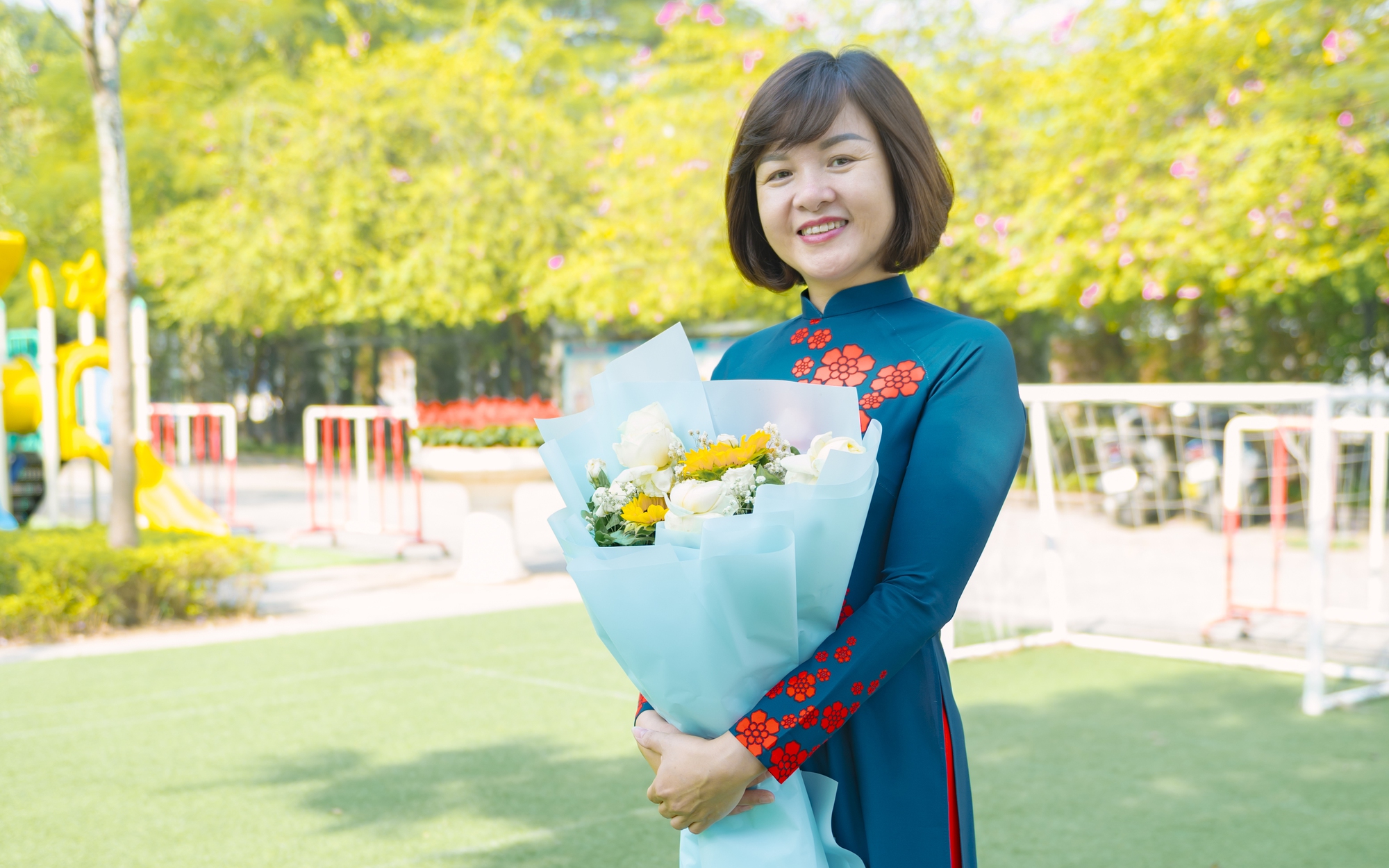Tâm - Tầm - Tài của người “thuyền trưởng” trường Mầm non Đô thị Việt Hưng 