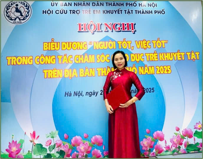 Cô giáo Mai Hương - người gieo Hy vọng cho trẻ em khiếm khuyết ở Việt Hưng.- Ảnh 5.