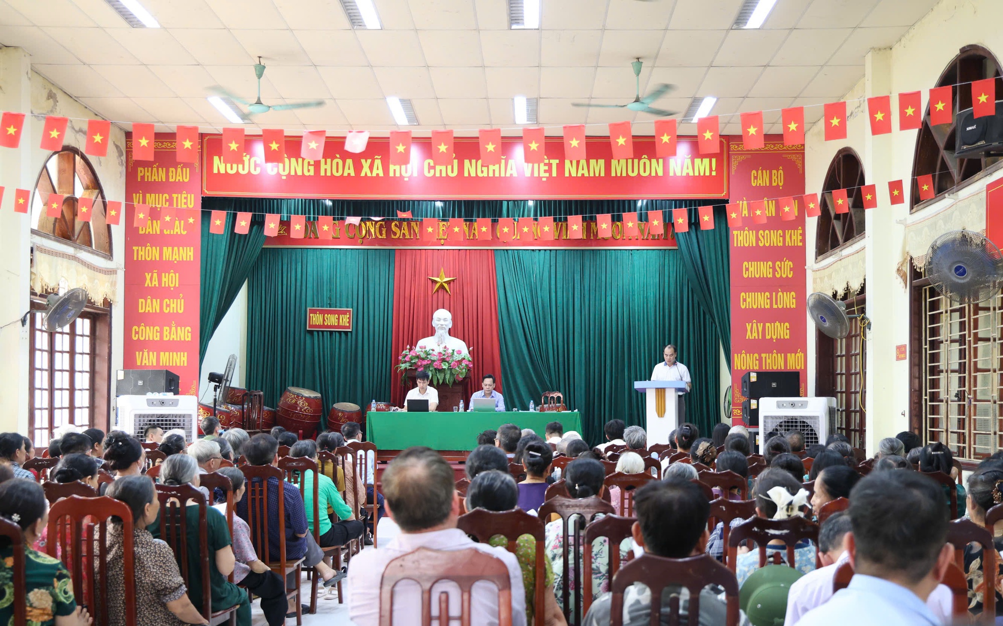 Thôn Song Khê xã Tam Hưng: Tạo đồng thuận trong nhân dân, đẩy nhanh giải phóng mặt bằng Dự án Khu đô thị thể thao Olympic