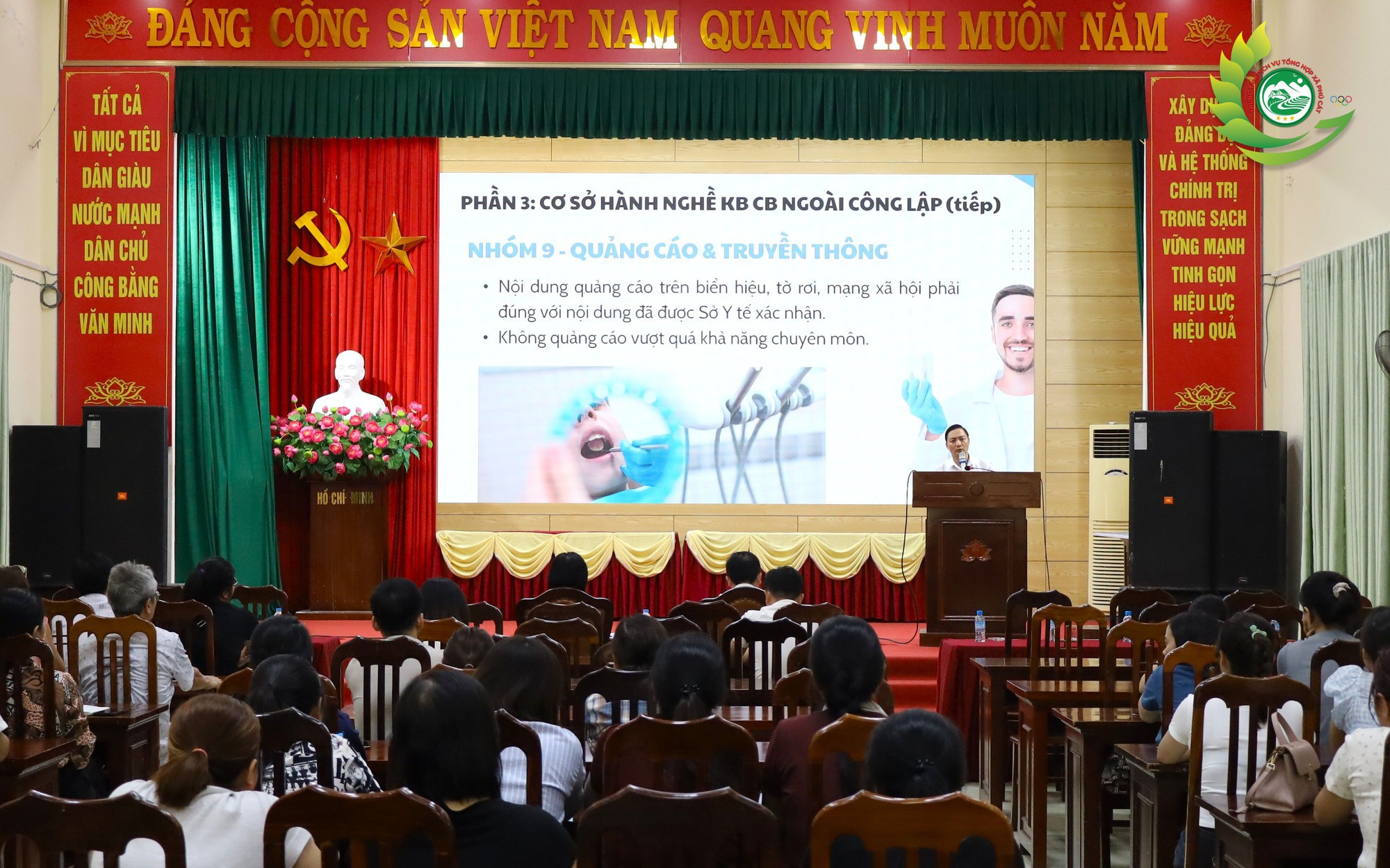 Xã Phú Cát tổ chức tập huấn chấp hành các quy định của pháp luật trong hành nghề y, dược ngoài công lập năm 2026