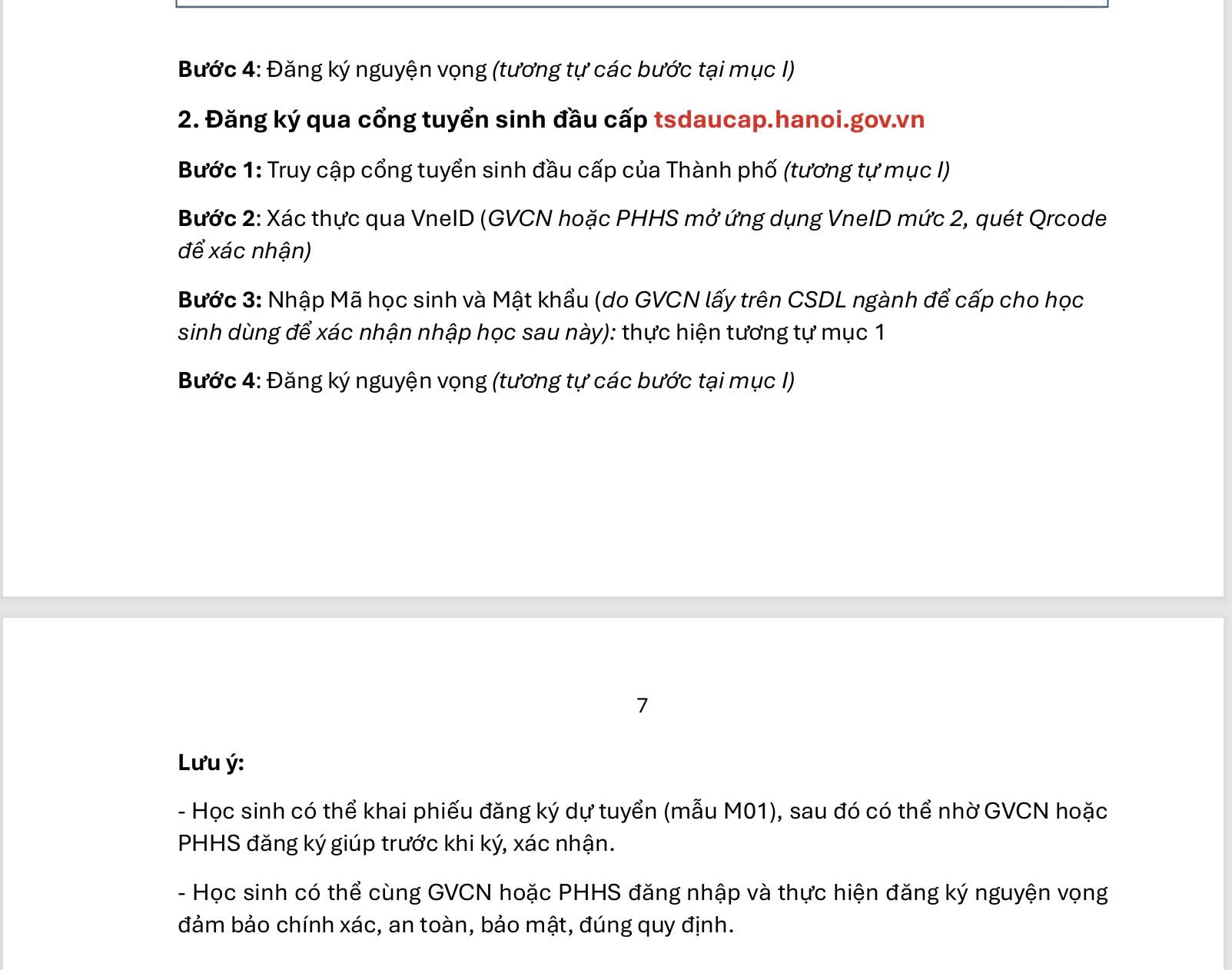 Hướng dẫn chi tiết quy trình đăng ký trực tuyến tuyển sinh lớp 10 Hà Nội- Ảnh 12.