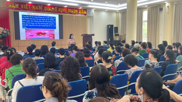 Phường Khương Đình tổ chức nhiều hoạt động nâng cao chất lượng dân số - Ảnh 1.