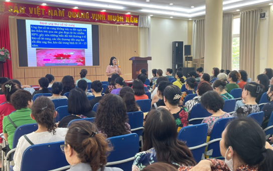 Phường Khương Đình tổ chức nhiều hoạt động nâng cao chất lượng dân số 