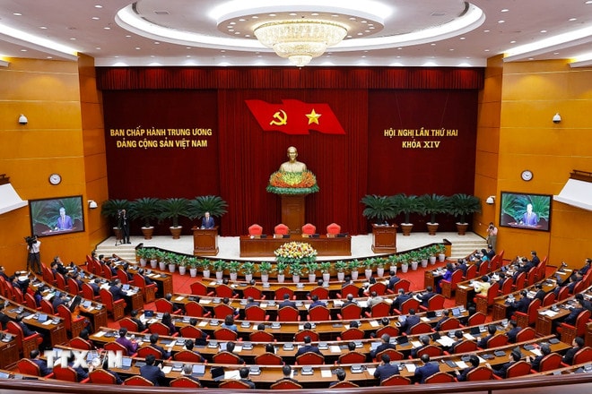 Hội nghị toàn quốc nghiên cứu, học tập, quán triệt và triển khai thực hiện Nghị quyết Hội nghị Trung ương 2- Ảnh 1.