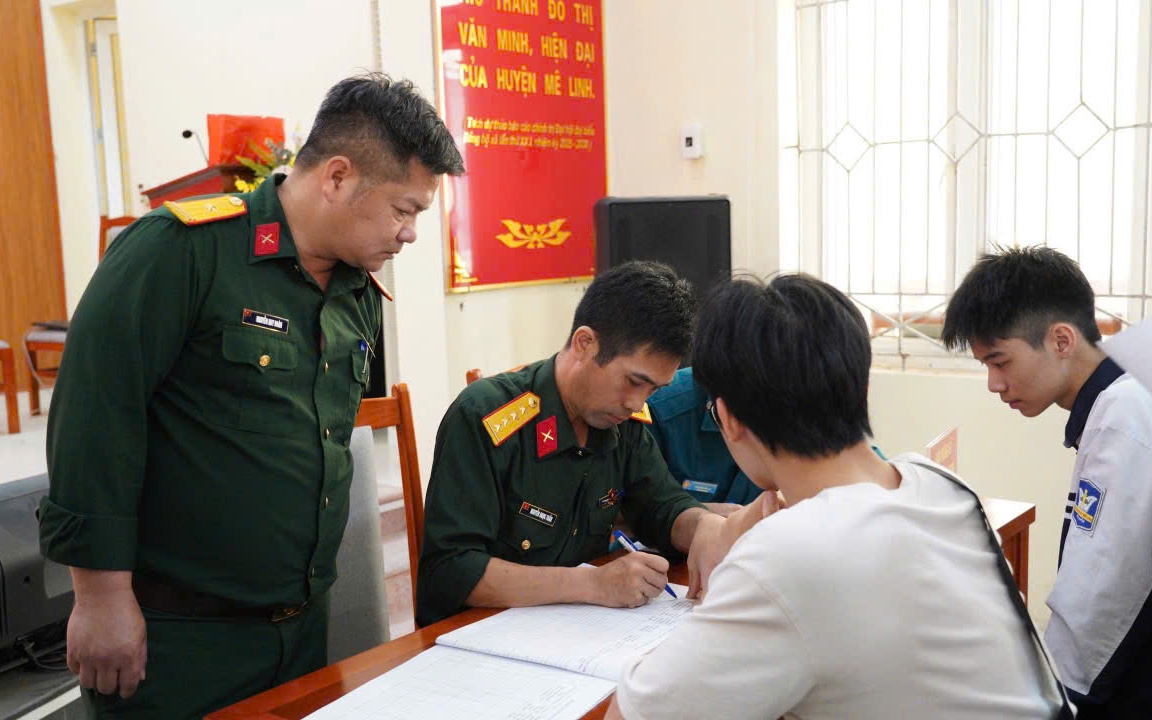 Quang Minh triển khai đăng ký nghĩa vụ quân sự, quân nhân dự bị, phương tiện kỹ thuật dự bị và dân quân tự vệ năm 2026