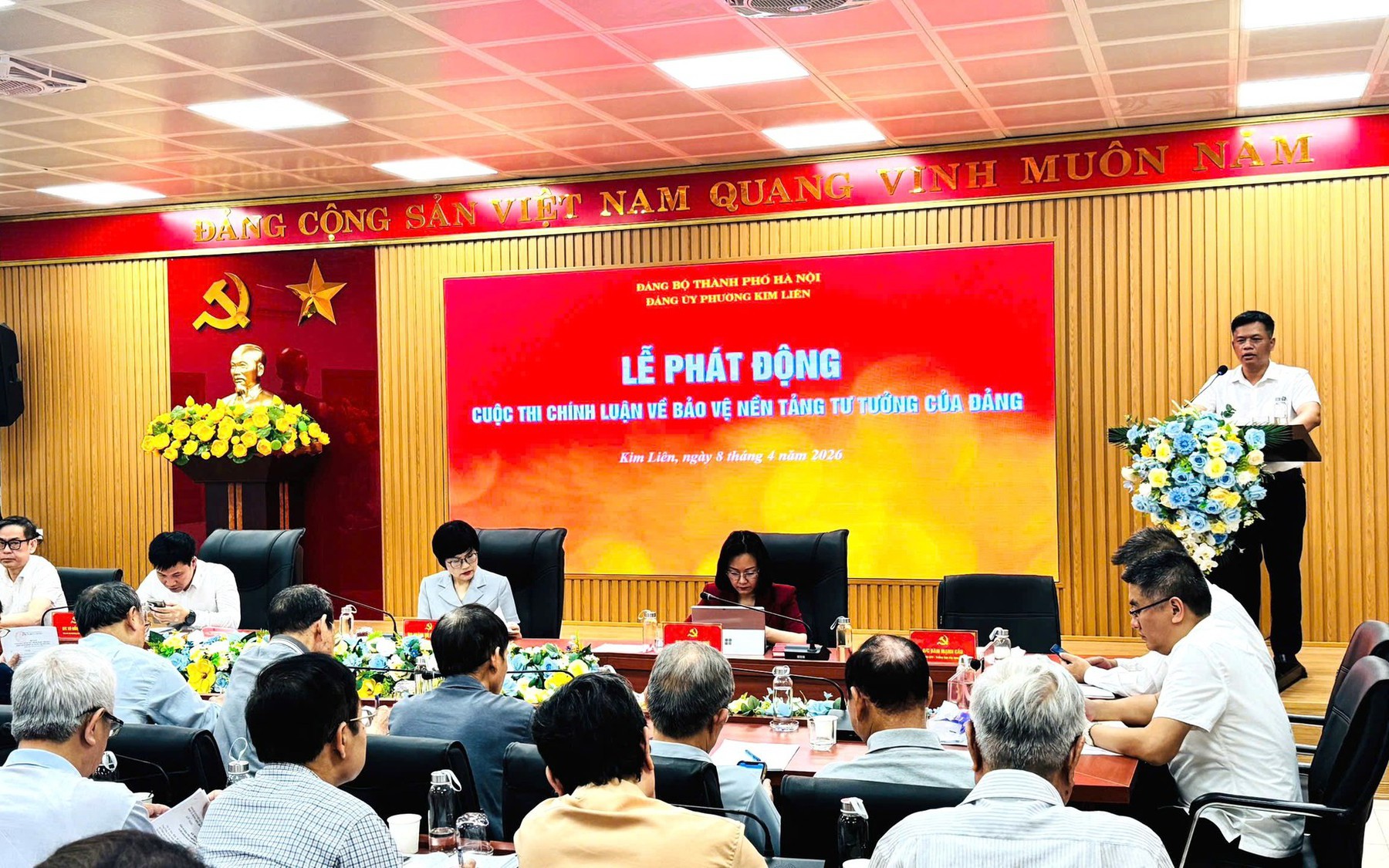 PHƯỜNG KIM LIÊN: PHÁT ĐỘNG CUỘC THI CHÍNH LUẬN VỀ BẢO VỆ NỀN TẢNG TƯ TƯỞNG CỦA ĐẢNG LẦN THỨ SÁU, NĂM 2026