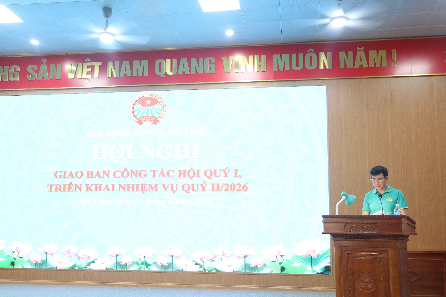 Hội Nông dân xã Mê Linh tổ chức Hội nghị tuyên truyền cuộc vận động “Người Việt Nam ưu tiên dùng hàng Việt Nam”; Sơ kết công tác Hội quý I năm 2026- Ảnh 2.