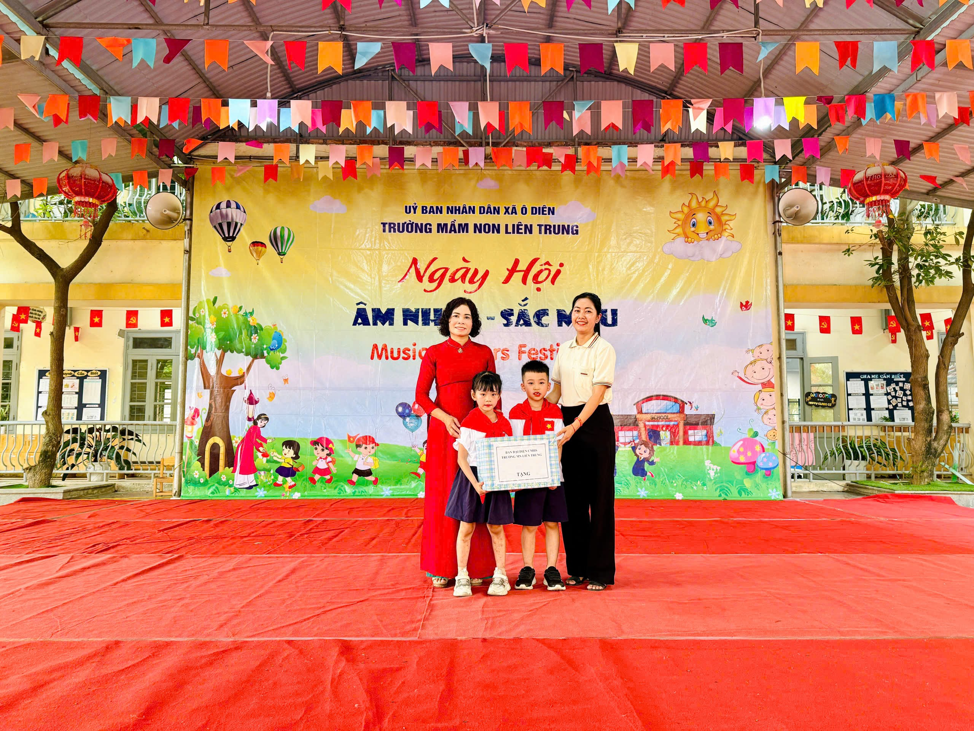 Ngày hội Âm nhạc - Sắc màu tại Trường Mầm non Liên Trung- Ảnh 4.