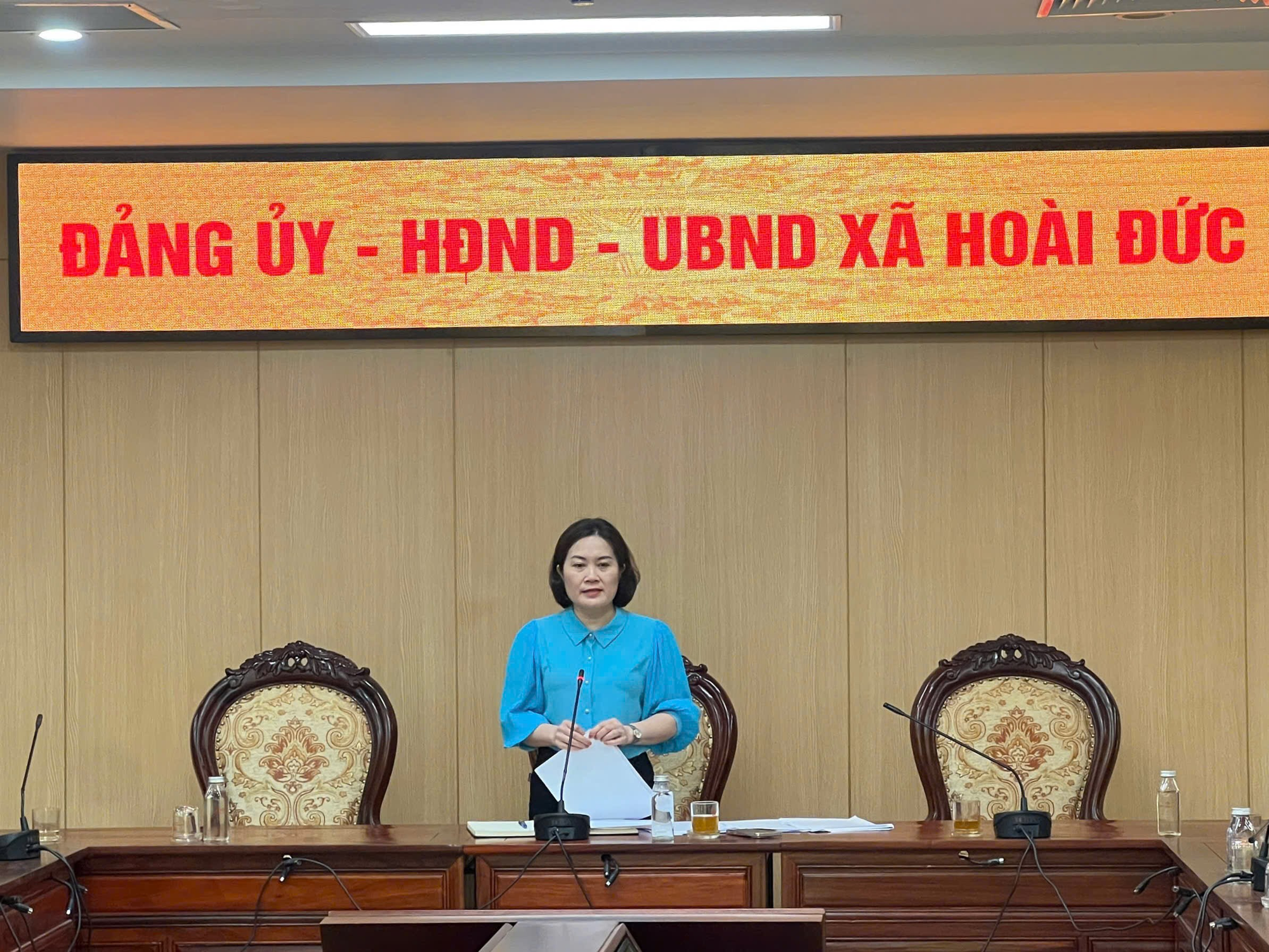 Giao ban công tác giáo dục xã Hoài Đức: Quyết tâm thực hiện mục tiêu “Tuyển sinh minh bạch – Bán trú an toàn”- Ảnh 2.