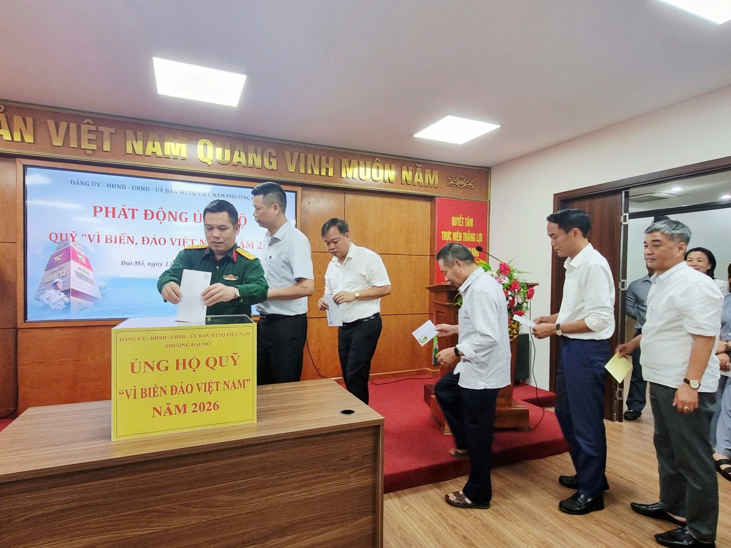 Phường Đại Mỗ phát động ủng hộ quỹ “Vì Biển, đảo Việt Nam” năm 2026- Ảnh 4.