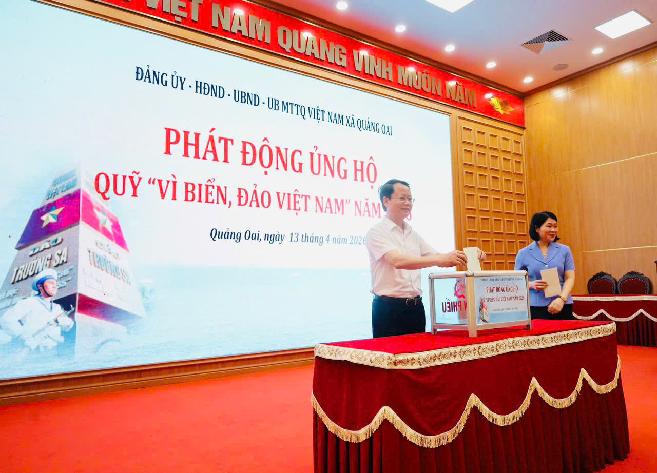 Đảng bộ xã Quảng Oai tham gia học tập, quán triệt Nghị quyết Trung ương khóa XIV, tạo sự thống nhất trong toàn hệ thống chính trị- Ảnh 2.