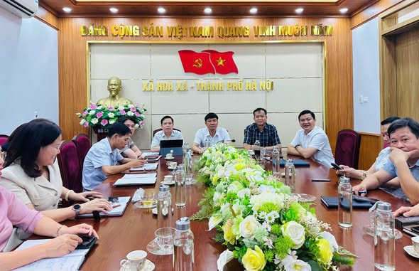 XÃ HOÀ XÁ TIẾP SÓNG HỘI NGHỊ TRỰC TUYẾN GIAO BAN QUÝ I/2026 CỦA THÀNH UỶ HÀ NỘI- Ảnh 2.