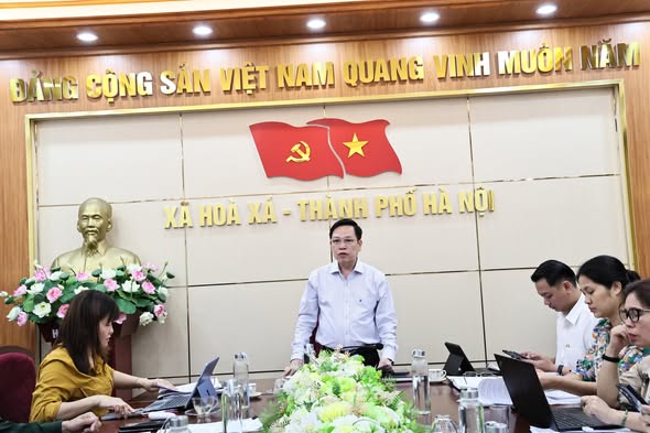 HỘI NGHỊ THẢO LUẬN DỰ THẢO ĐỀ ÁN PHÁT TRIỂN KINH TẾ - XÃ HỘI GIAI ĐOẠN 2026-2030 VÀ ĐẦU TƯ CÔNG TRÊN ĐỊA BÀN XÃ HOÀ XÁ- Ảnh 1.