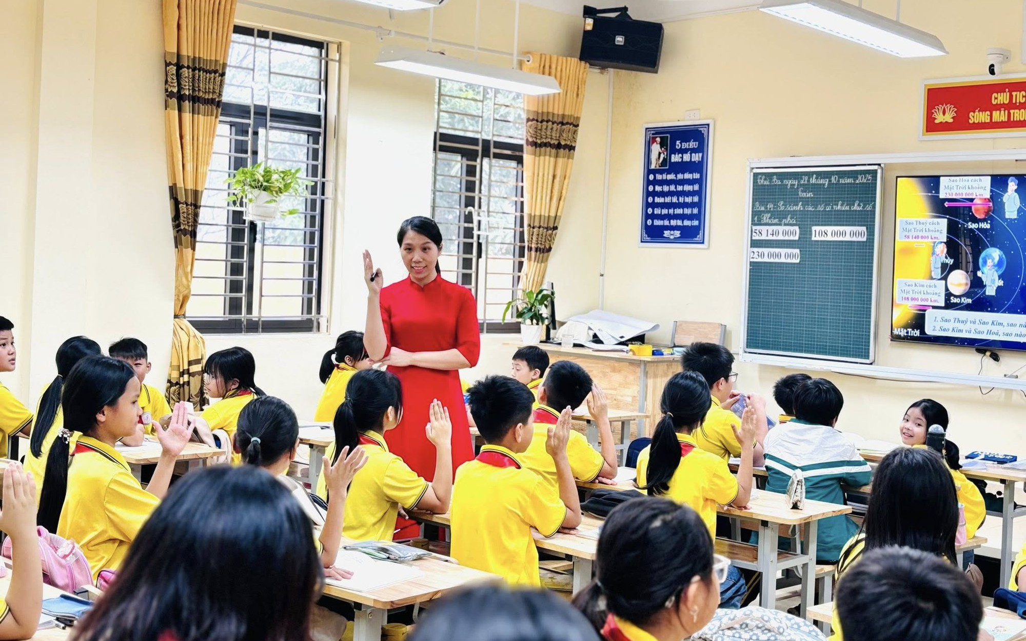 Cô Vũ Thị Nương - Trường Tiểu học Trạch Mỹ Lộc 