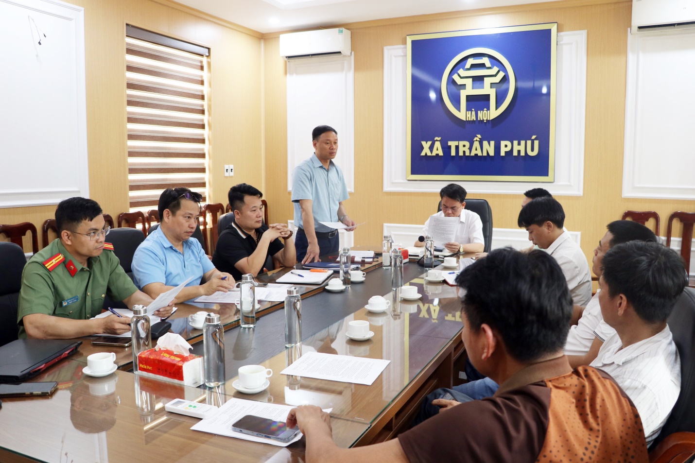 Xã Trần Phú tổ chức hội nghị tuyên truyền, vận động tháo dỡ công trình xây dựng vi phạm- Ảnh 1.