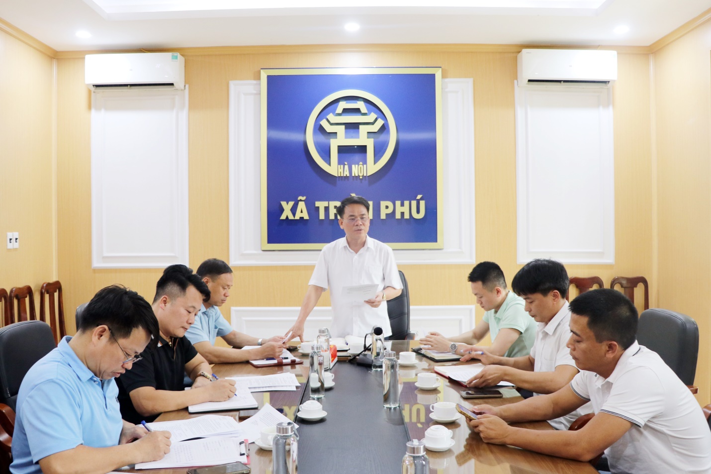 Xã Trần Phú tổ chức hội nghị tuyên truyền, vận động tháo dỡ công trình xây dựng vi phạm- Ảnh 2.