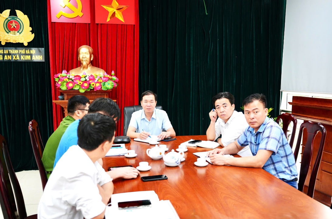 XÃ KIM ANH THAM DỰ HỘI NGHỊ TRỰC TUYẾN SƠ KẾT CÔNG TÁC PCCC VÀ CNCH QUÝ I/2026.- Ảnh 1.